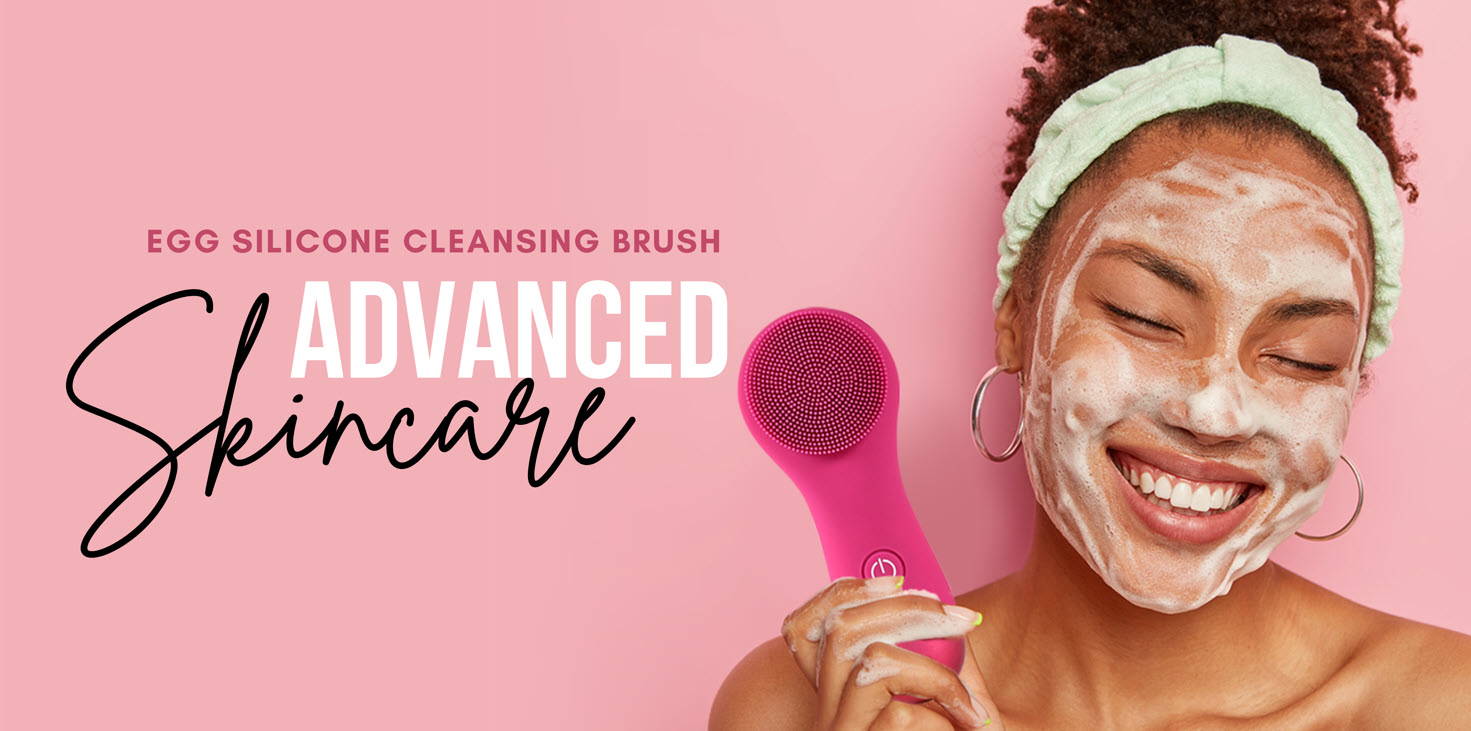 EGG Silicone Facial Cleansing Brush – TheSkinSol